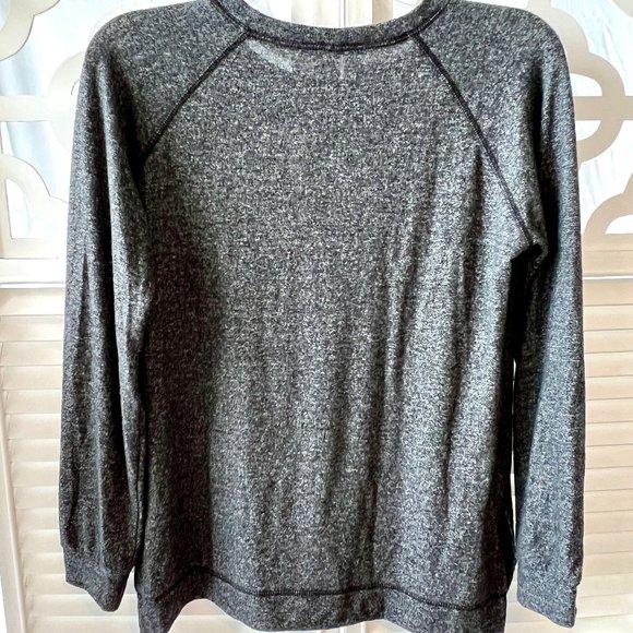 Cotton Blend Pullover Lightweight Sweater by Aokosor Black Blend, Size Large - Picture 6 of 12